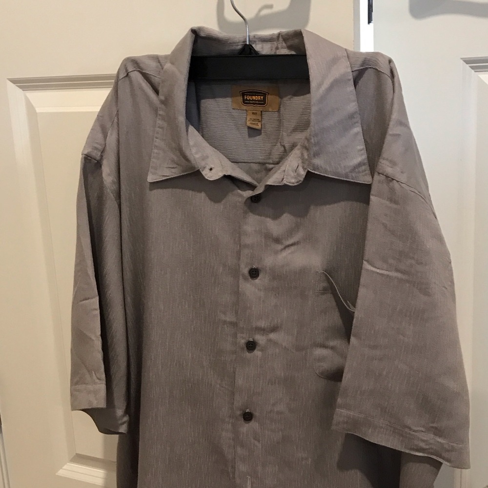 Men's Light Gray Shirt Jacket